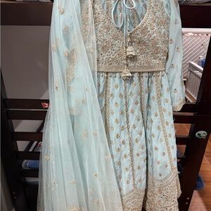 Elegant Embroidered Dress with Dupatta